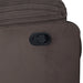 Willow Sofa W/Dual Recliner-Brown