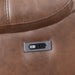 Morello Glider Recliner W/Pwr Fr- Brown