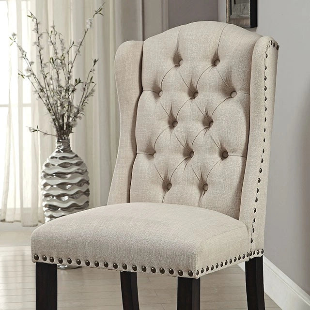 Wingback Chair, Beige (2/CTN)