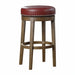 5681RED-29 - Round Swivel Pub Height Stool, Red - Premium Furniture For Less (CA)