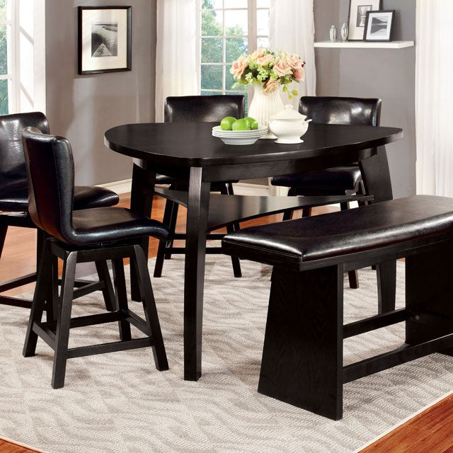 Hurley 6 Pc Counter Ht Table Set with Bench