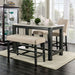 Brule 5 Pc Counter Ht Table Set - Premium Furniture For Less (CA)