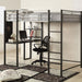 Sherman Silver/Gun Metal Full Bed w/ Workstation image